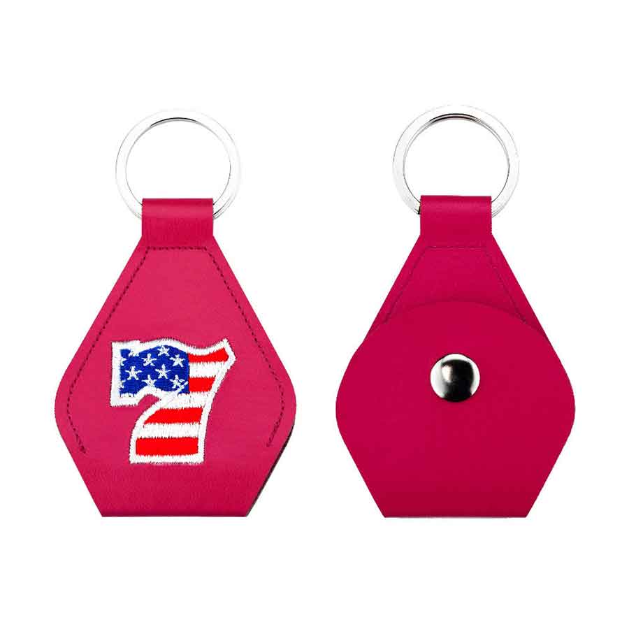 Lucky 7 (American Flag) -Peach Blossom PU