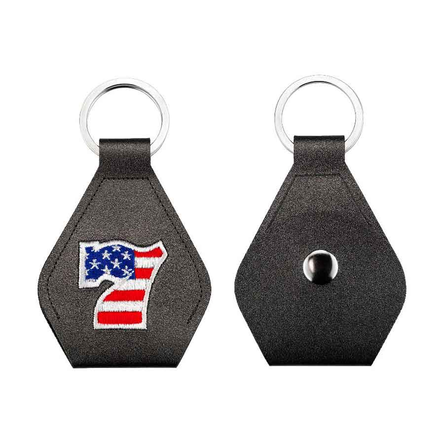 Lucky 7 (American Flag) -Iron grey PU