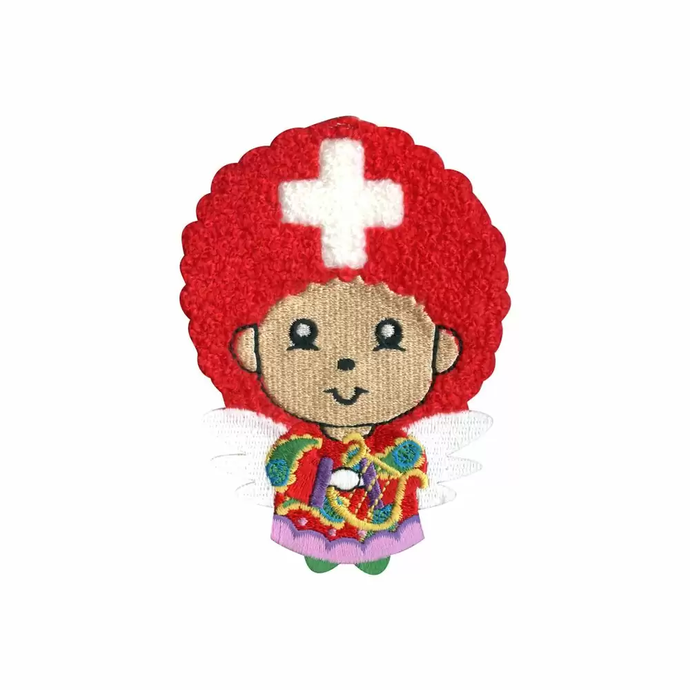 Chenille Patches - Swiss Angel
