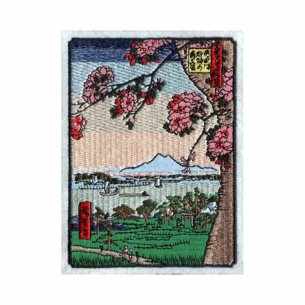 刺繡畫-日本風
