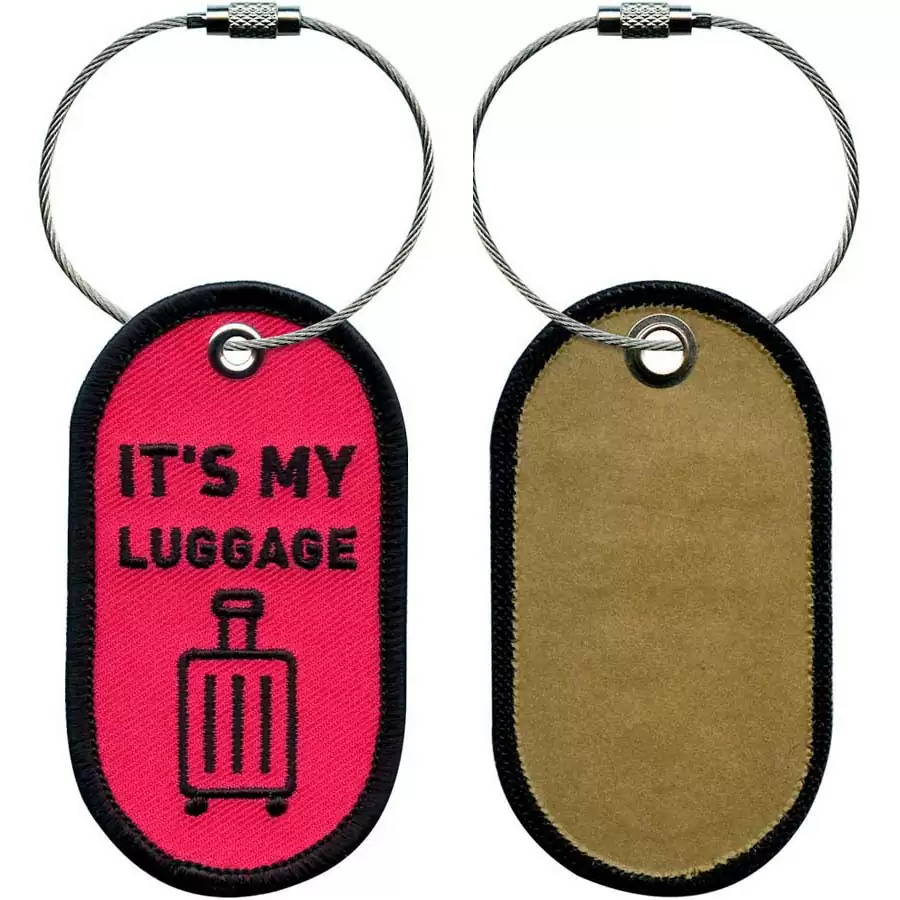 019X0083 - EMBROIDERY LUGGAGE TAG - IT’S MY LUGGAGE