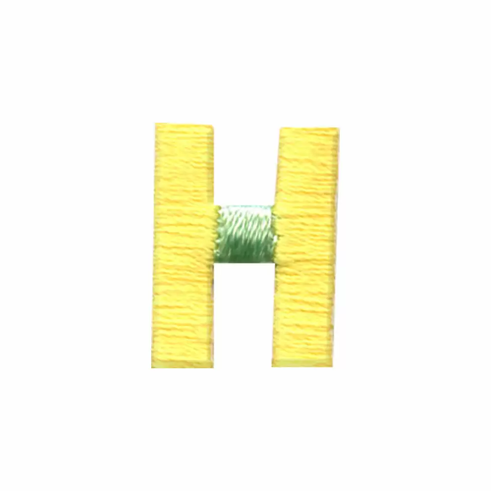 刺繡布貼 - 字母 H
