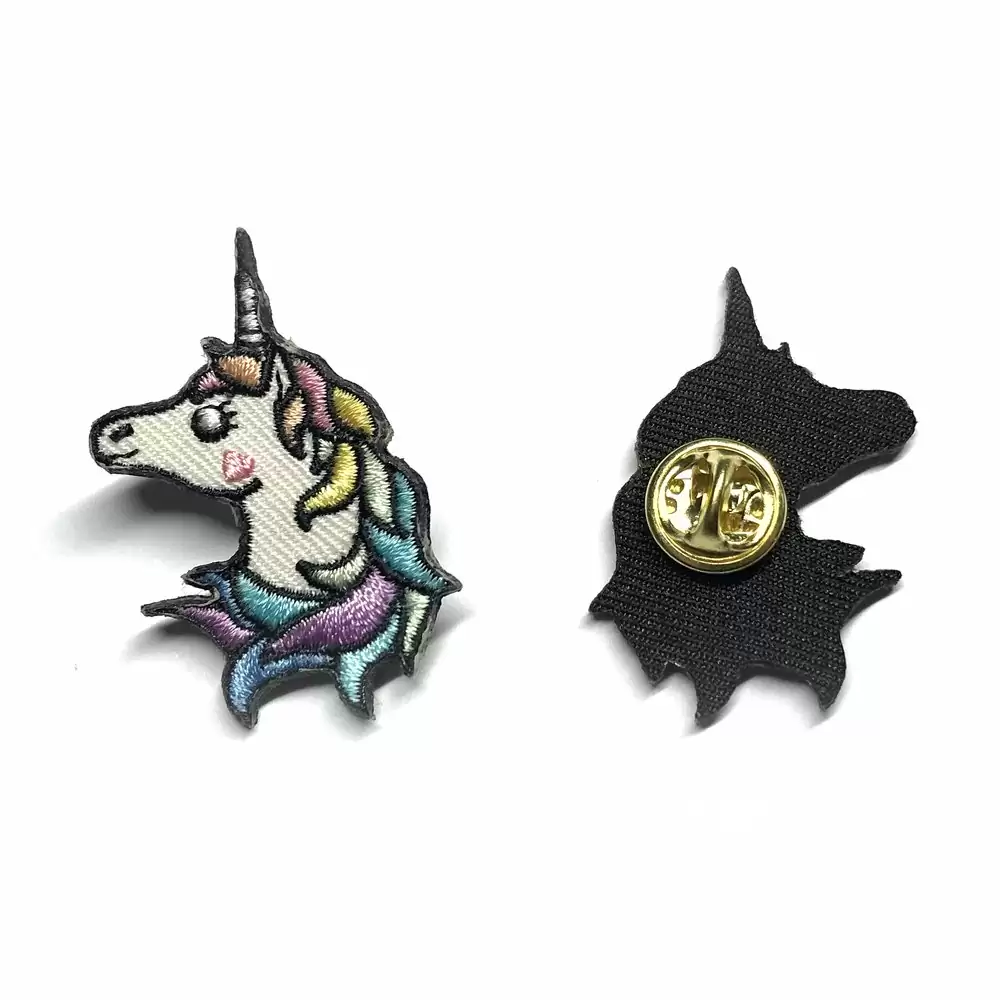 Embroidery Pin / Badge - Unicorn