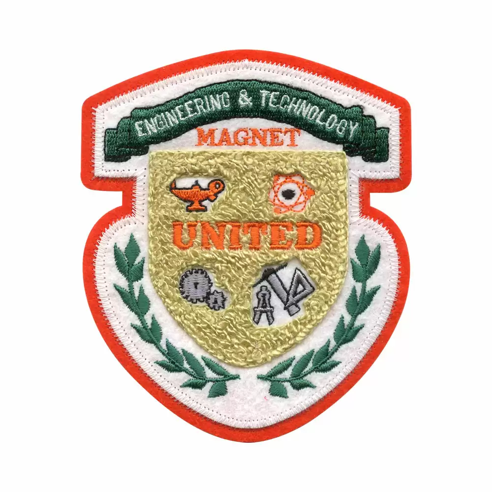 Chenille Patches - United High School Engineering and Technology Magnet