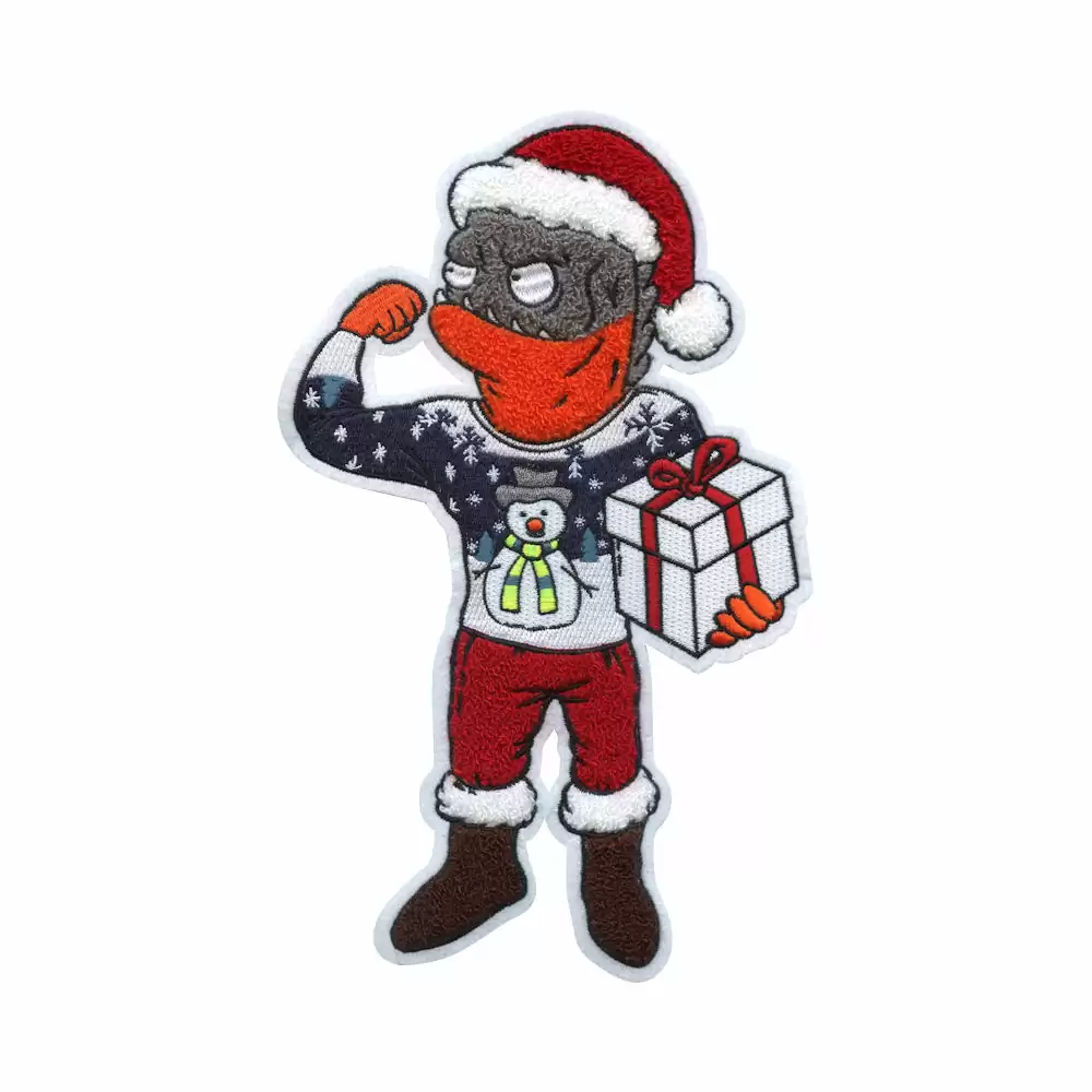 Chenille Patches - Christmas Man