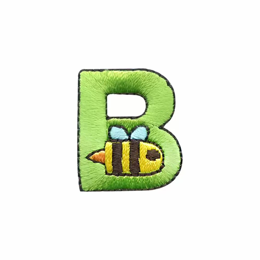 刺繡布貼 - 英文字母B