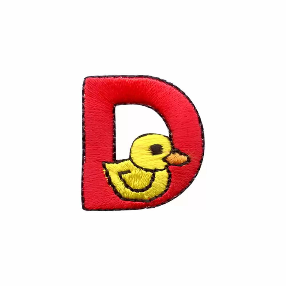 刺繡布貼 - 英文字母D