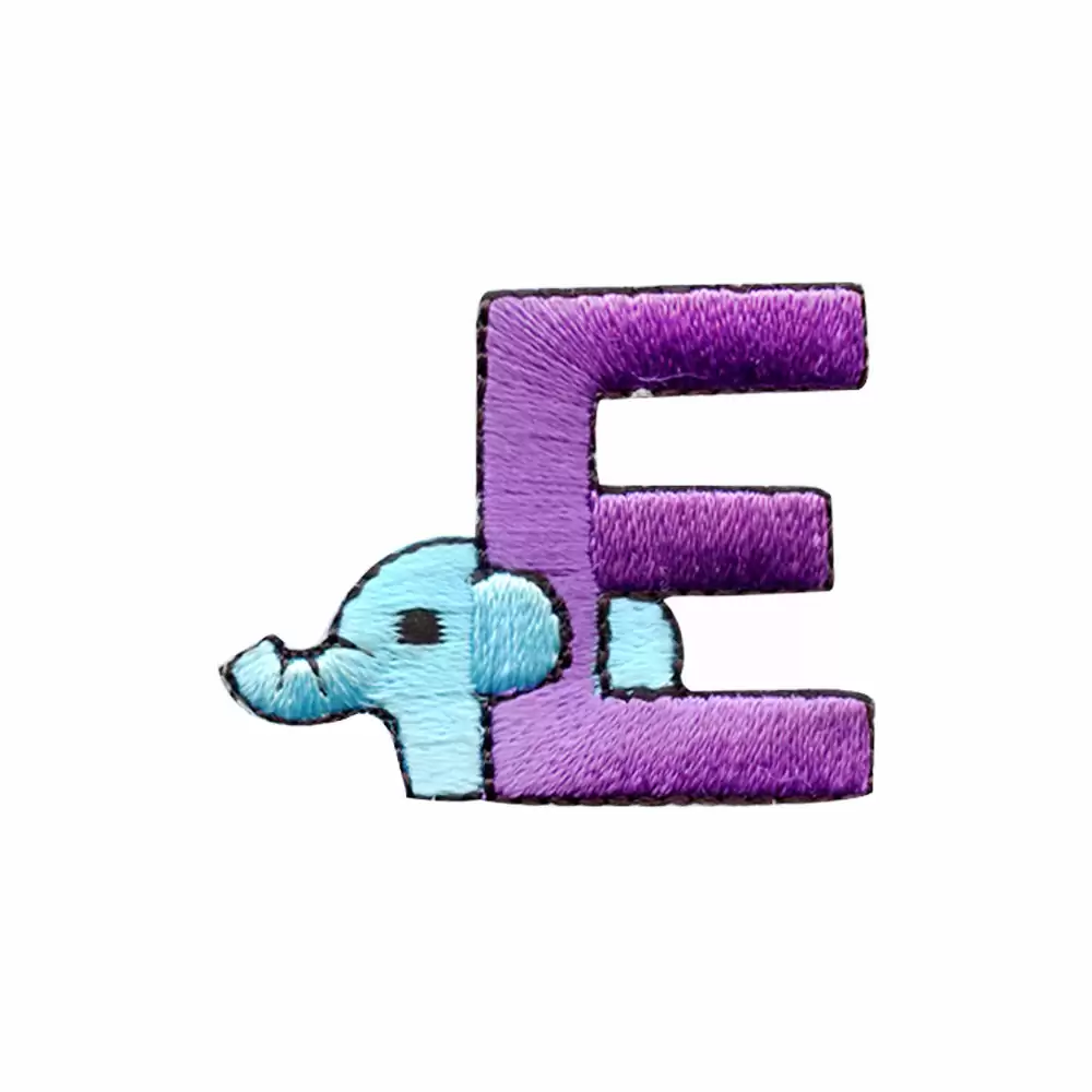 刺繡布貼 - 英文字母E