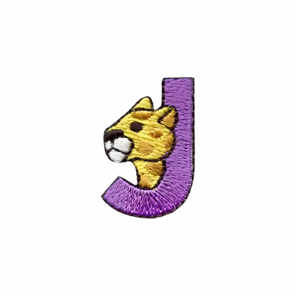 刺繡布貼 - 英文字母J