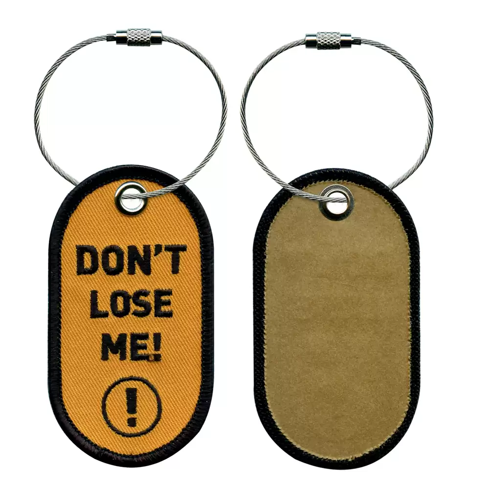 019X0083-05 Embroidery Luggage Tag- DON'T LOSE ME!
