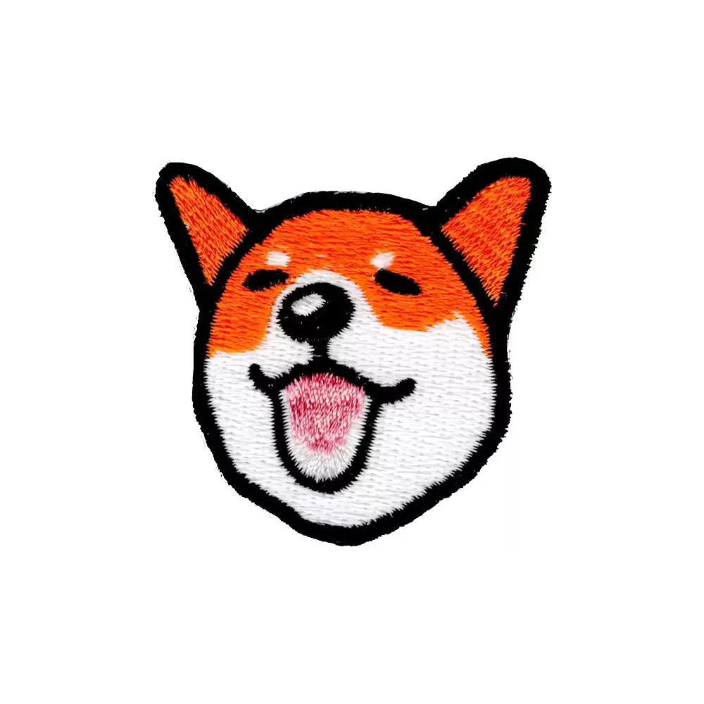 小尺寸刺繡章-柴犬