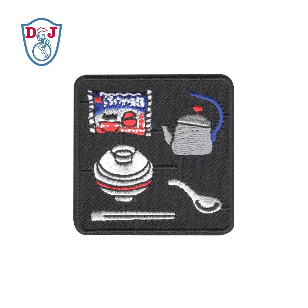 小尺寸刺繡章 - 臺灣泡麵