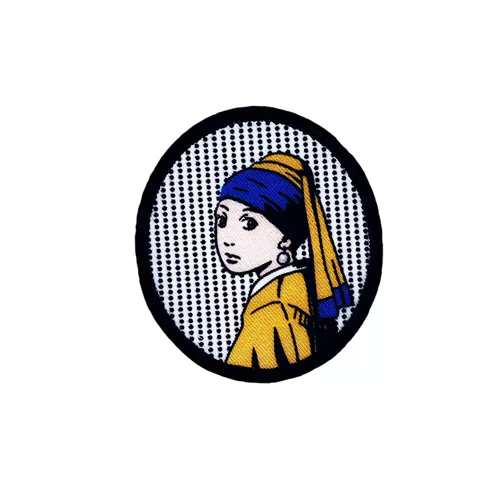 02530573 Reusable & Removable Sublimation Printing with Merrowed Border Sticker-Woman Looking Back