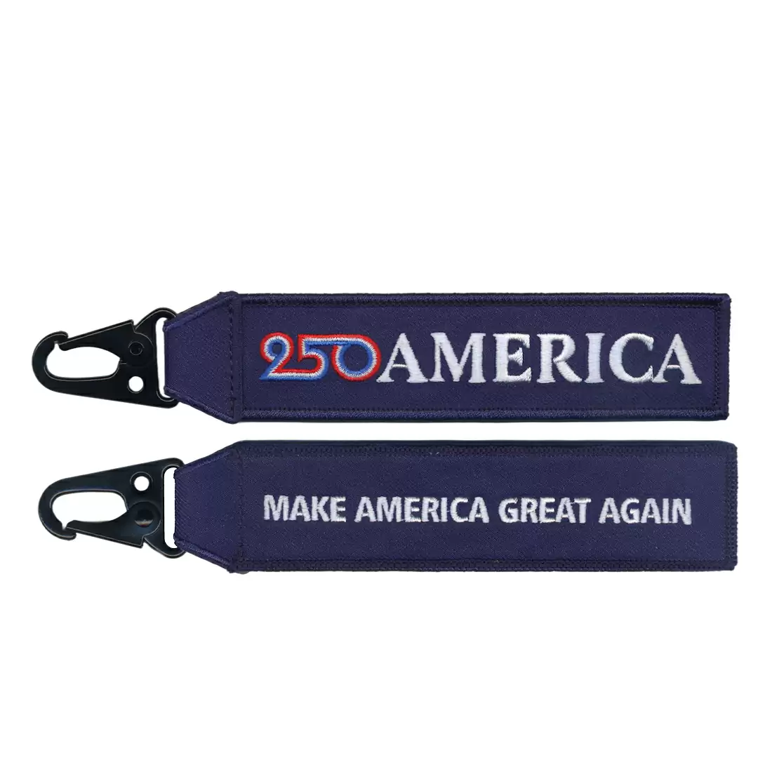 02560287 Embroidery Car Keyholder - 250 AMERICA
