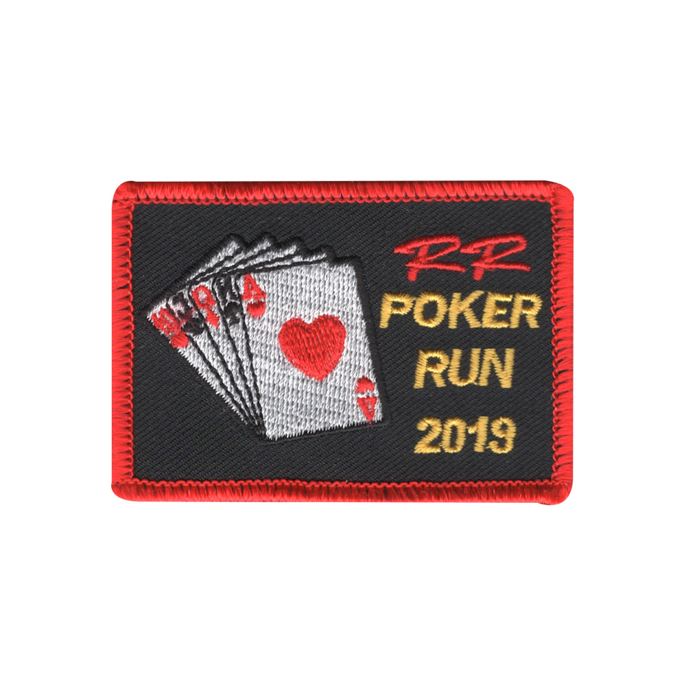 Embroidery Cute & Fun Patch - RR POKER RUN
