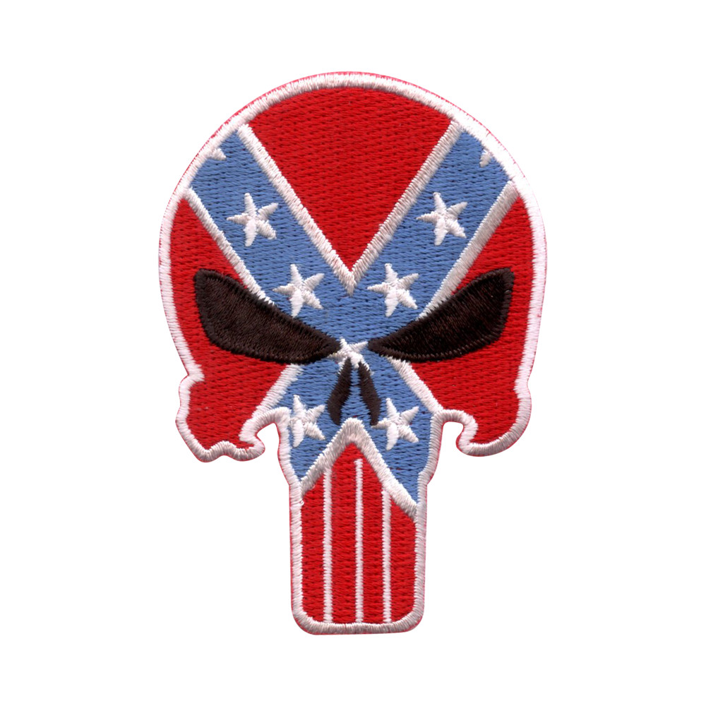 客製刺繡骷髏頭臂章