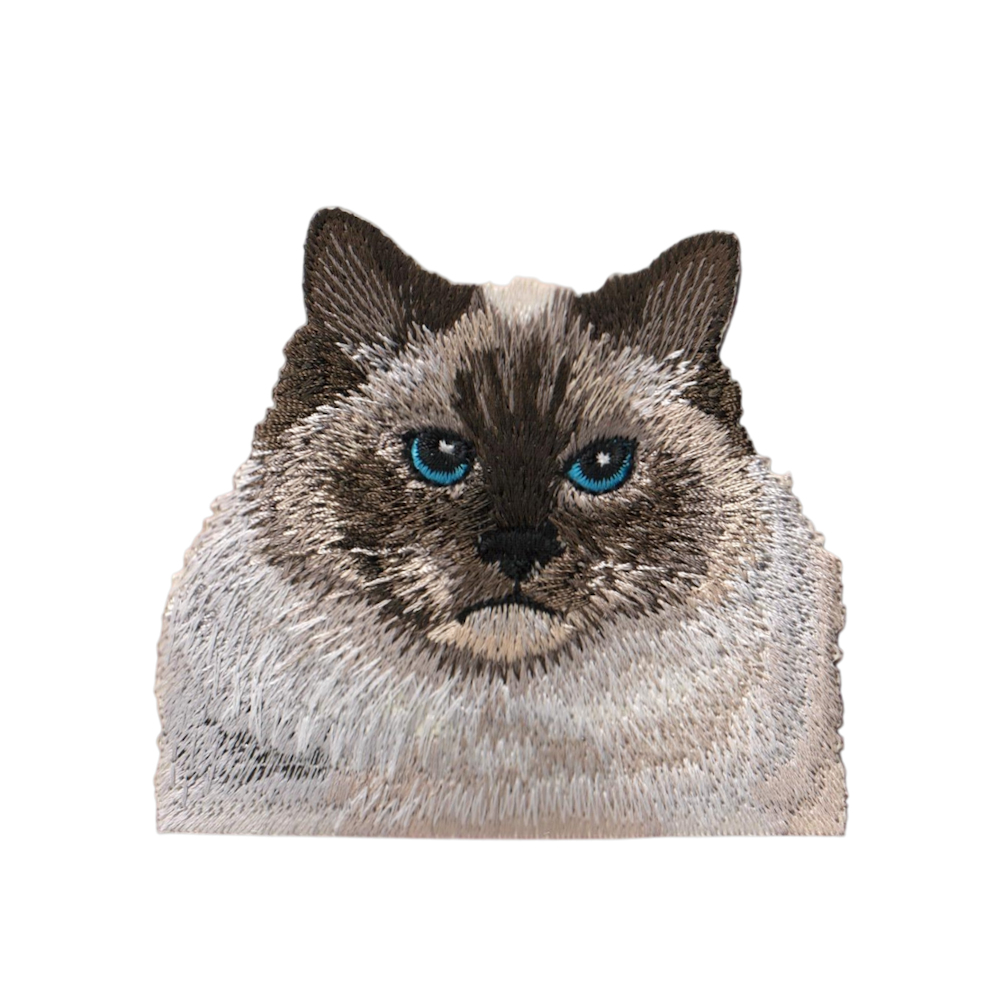 025Y0454 Embroidery Cat Patch - RAGDOLL