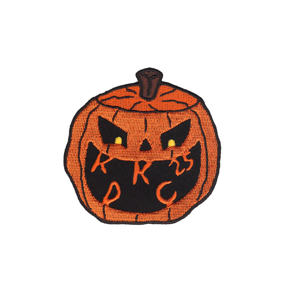Custom Embroidery Patch - Halloween Pumpkin