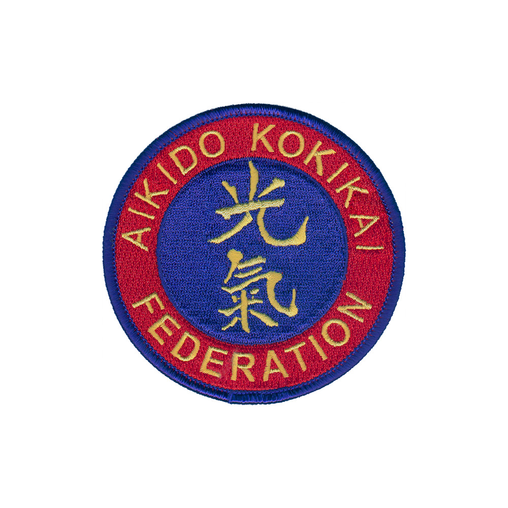 客製刺繡武術臂章-AIKIDO KOKIKAI 光氣