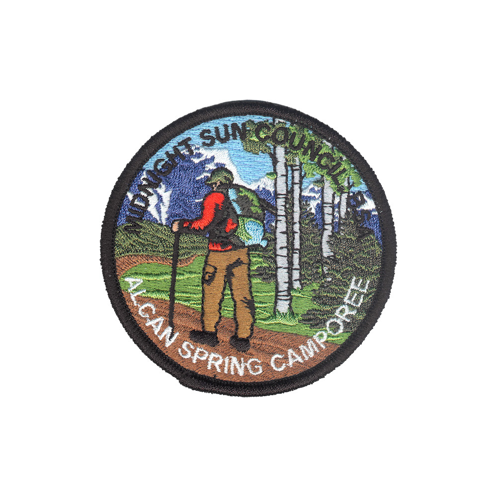Custom Embroidered Scout Patch-SPRING CAMPOREE