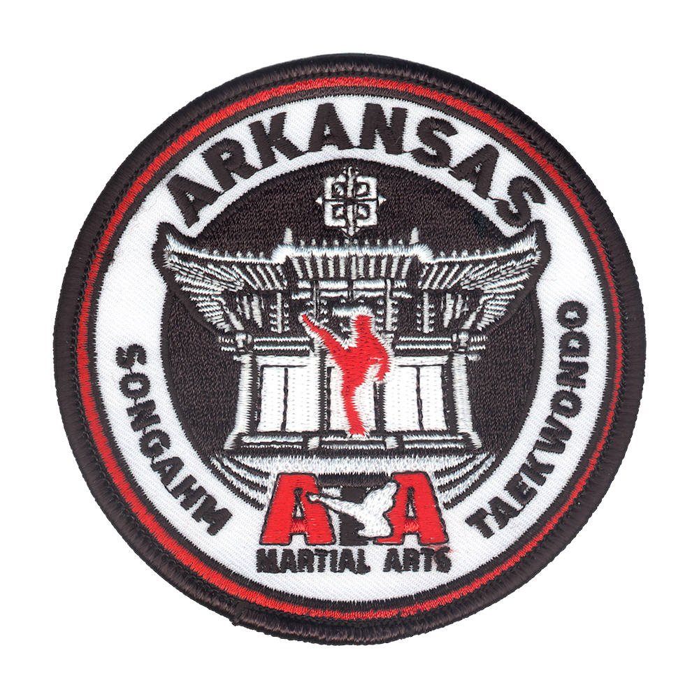 Custom Iron On Patch Embroidery Martial Arts - TAEKWONDO