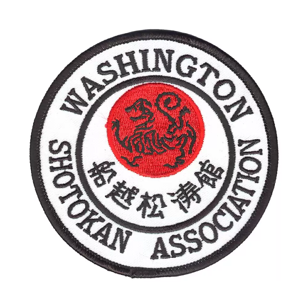Sew On Embroidered Unifom Badge - Martial Arts Karate
