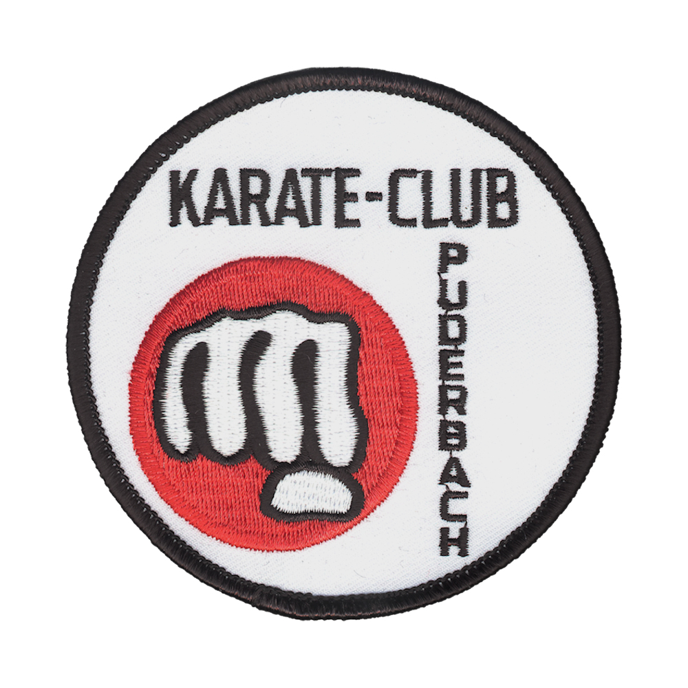 客製刺繡武術臂章-KARATE-CLUB 空手道