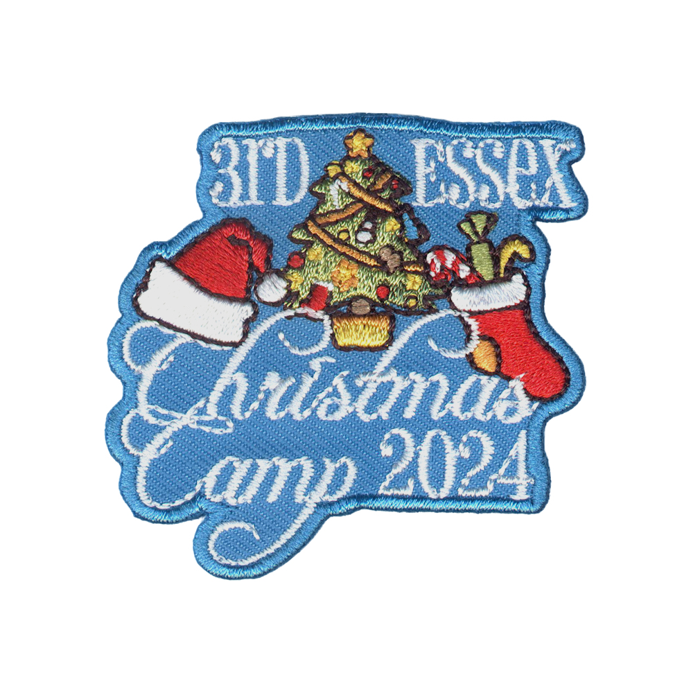 Custom Embroidery Patch - Christmas Camp