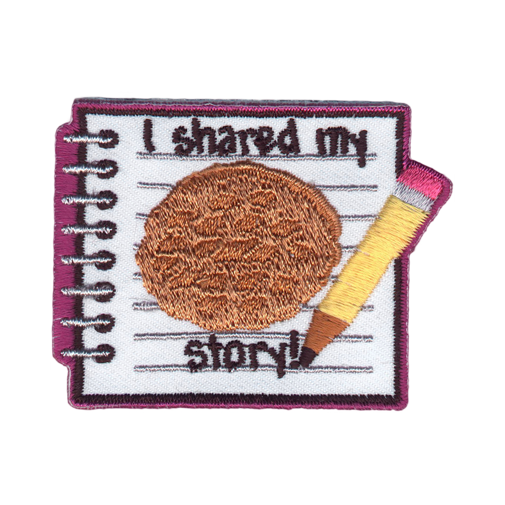 客製童軍刺繡布章- I shared my story