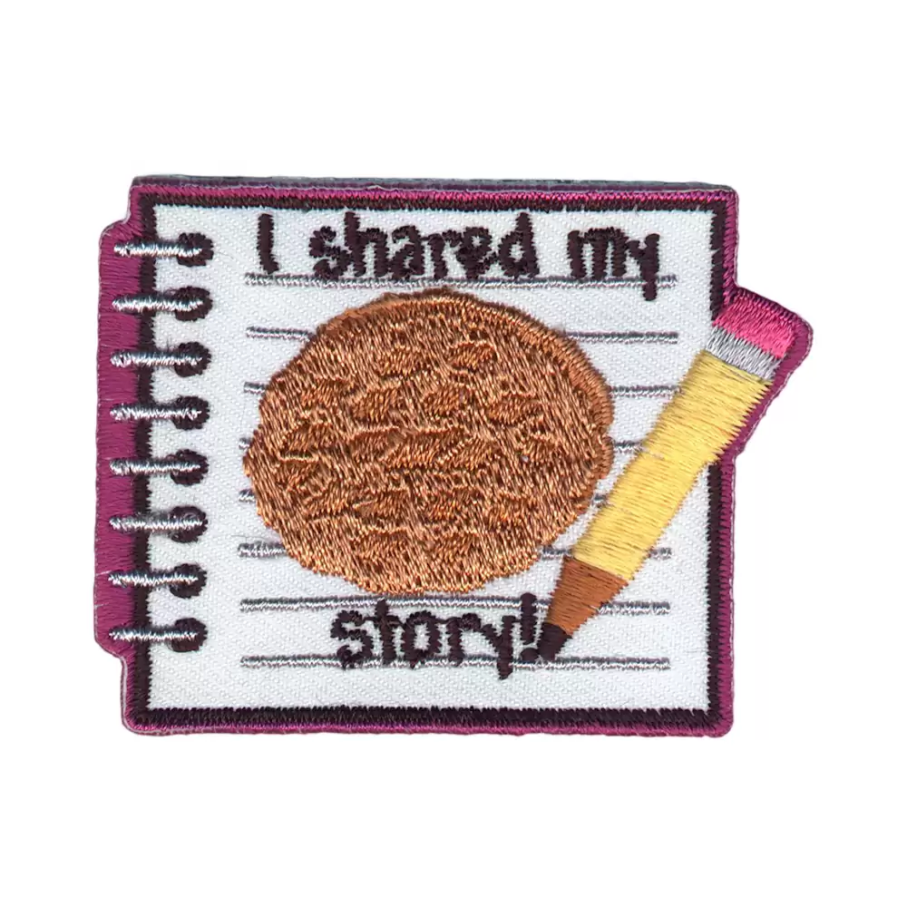 客製童軍刺繡布章- I shared my story