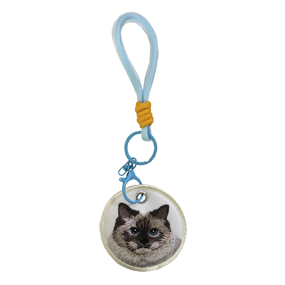 025Y0454-01 Animal Pet Embroidery Tag -RAGDOLL Cat