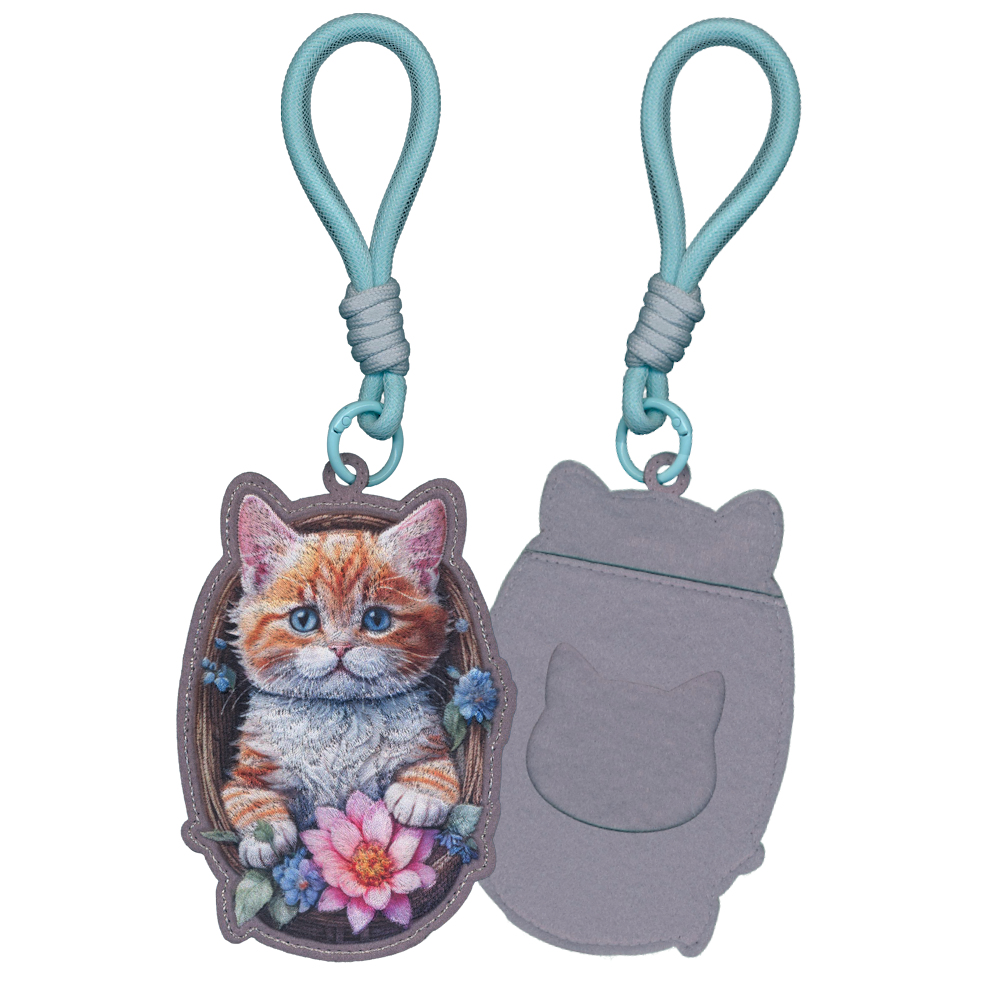 02460374-03ABC Embroidery Sublimation Tag / Card Holder