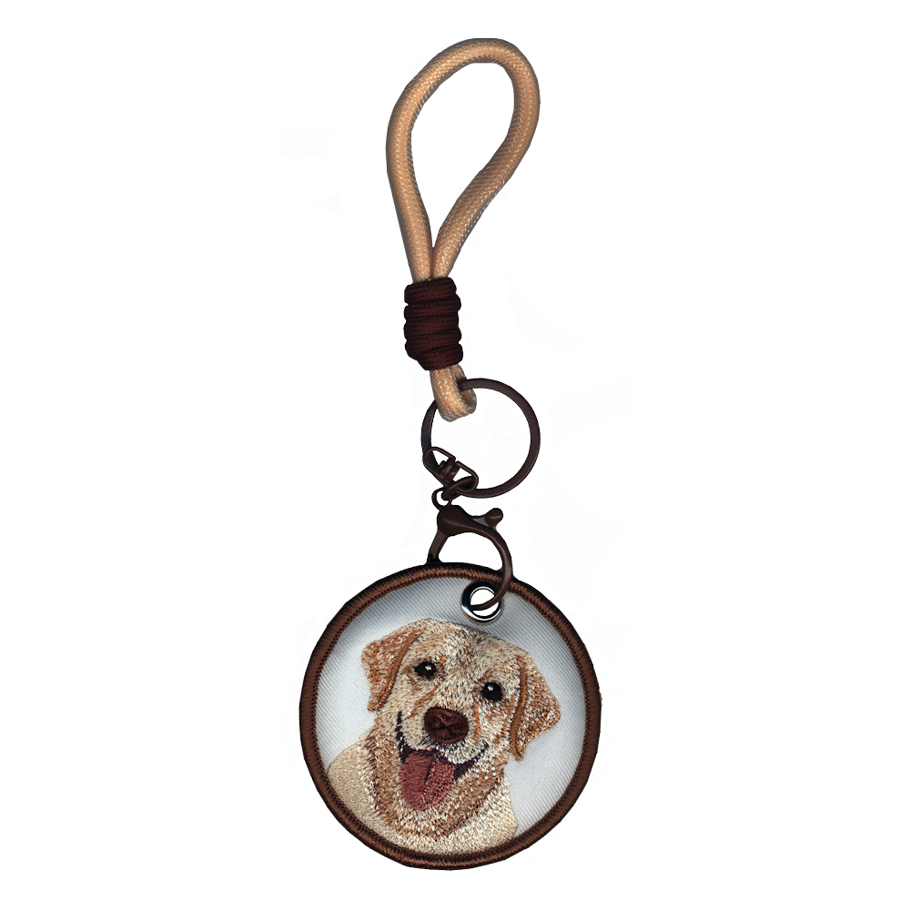 025Y0250-01 Animal Pet Embroidery Tag - Dog | Labrador Retriever