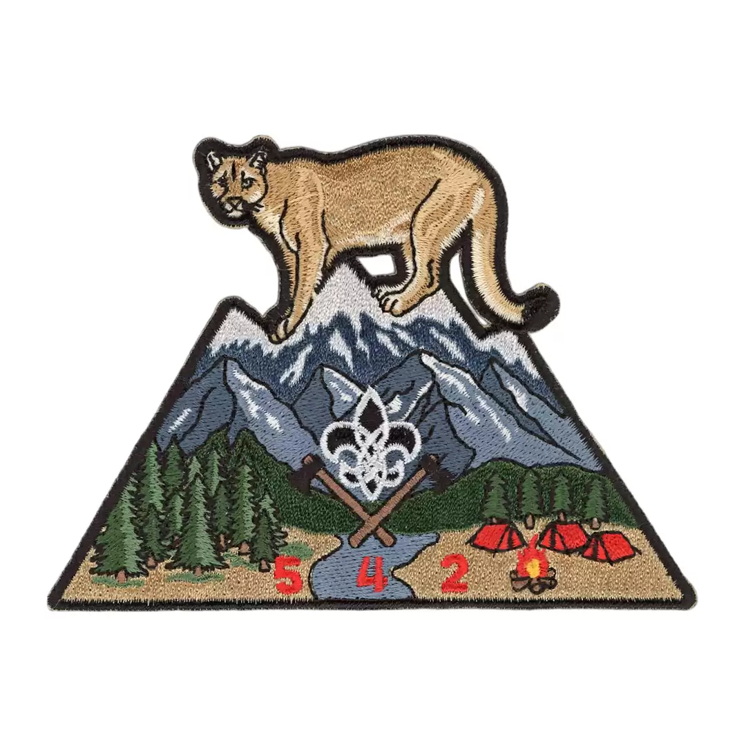 02650501 Custom Embroidery Scout Patch