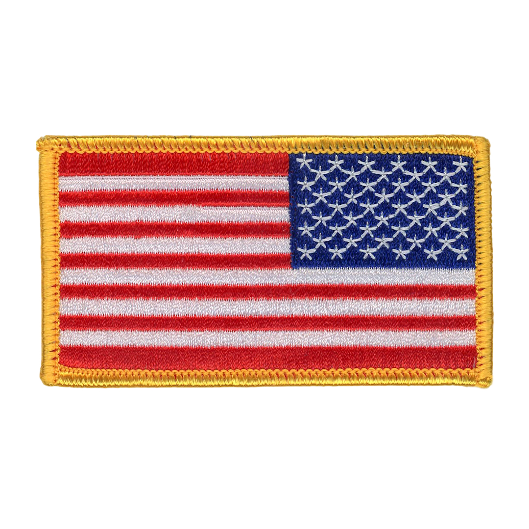 Embroidery Flag Patch - Reverse Colorful US Flag