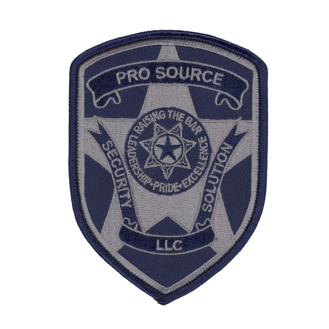 Custom Sew On Embroidery Arm Patch - Security Solution