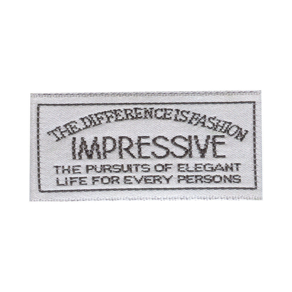Custom Woven Label-IMPRESSIVE