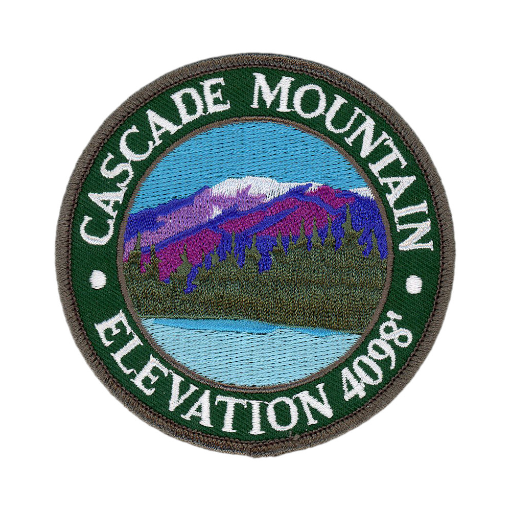 客製童軍刺繡布章-CASCADE MOUNTAIN