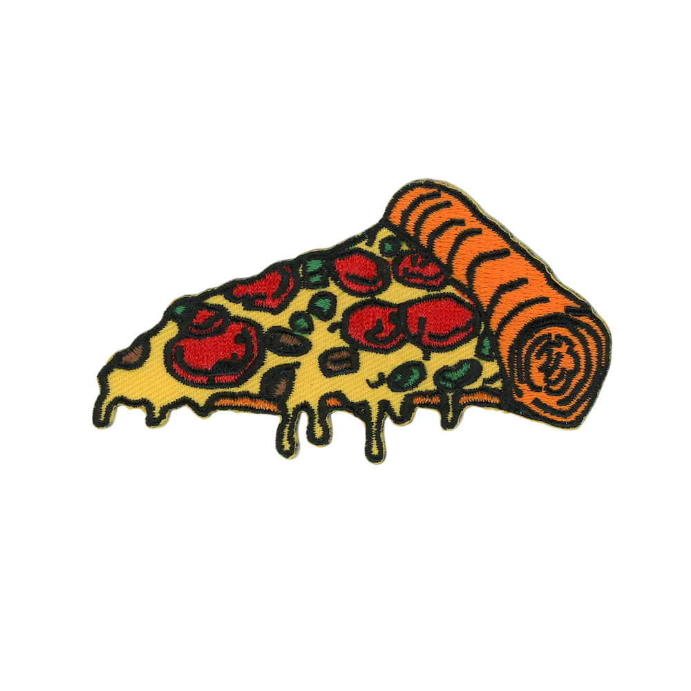 Custom Embroidery Patch - Pizza Slice