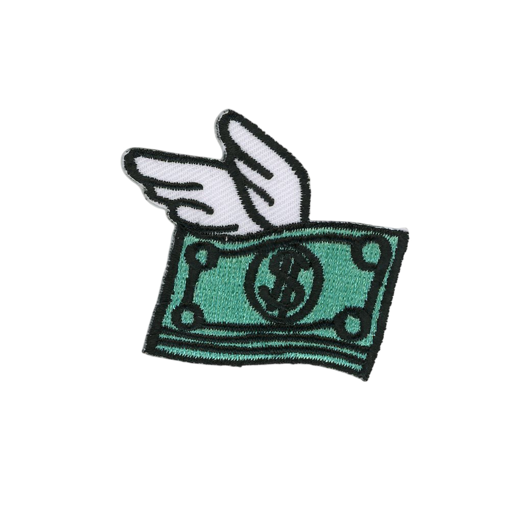 Customized Embroidery Patch -  Money Fly