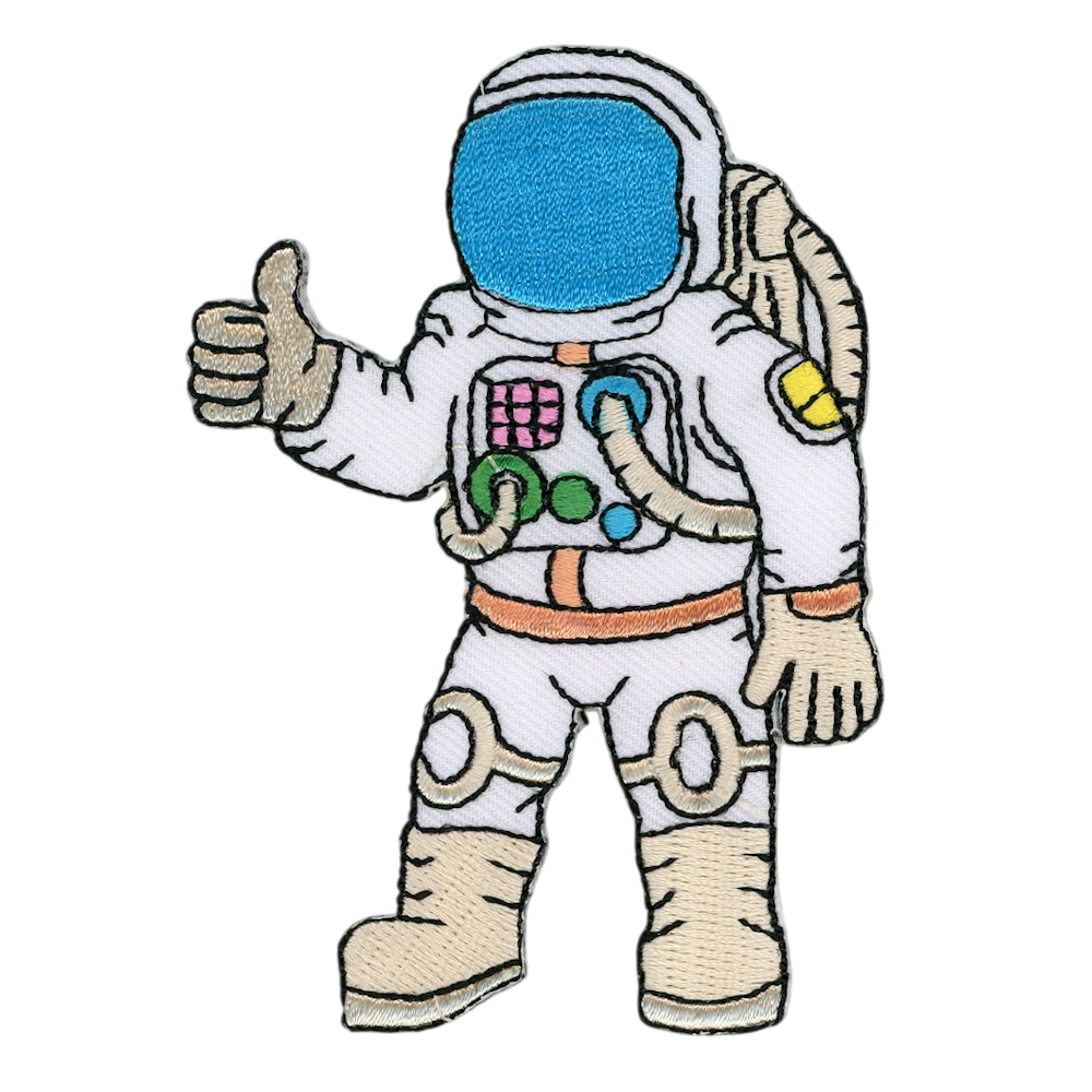 Custom Embroidery Iron On Patch - Astronaut